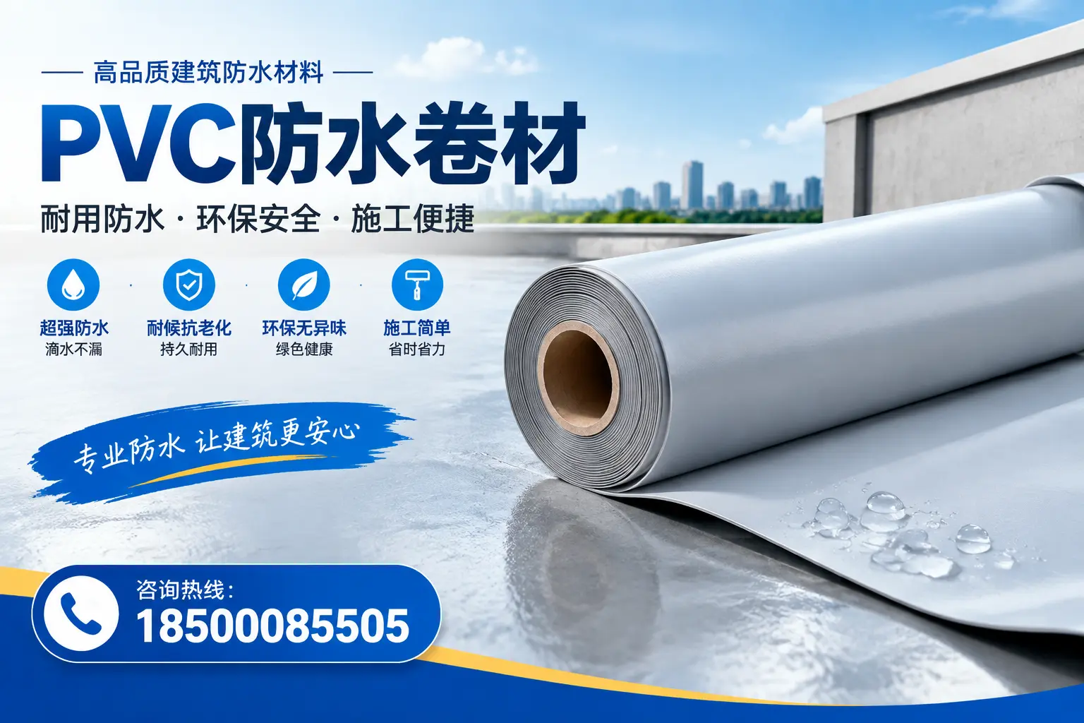 PVC防水卷材选型对比:如何做出明智选择?莆田指南